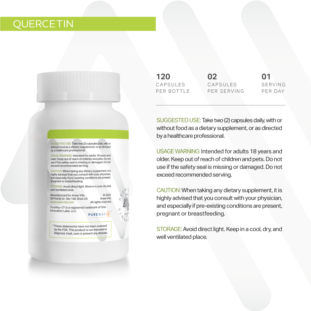 Quercetin + Vitamin C + D3 + Zinc