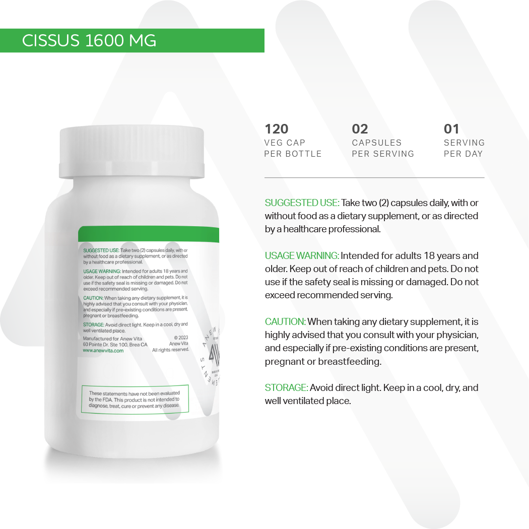 Cissus Stem Extract Capsules
