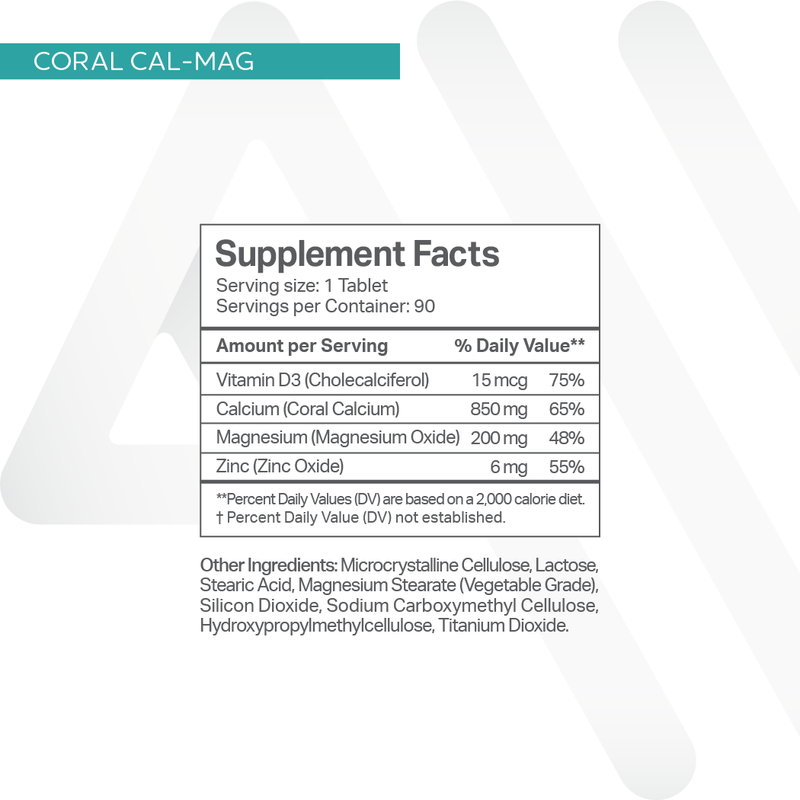 Coral Calcium Magnesium + Zinc + Vitamin D3