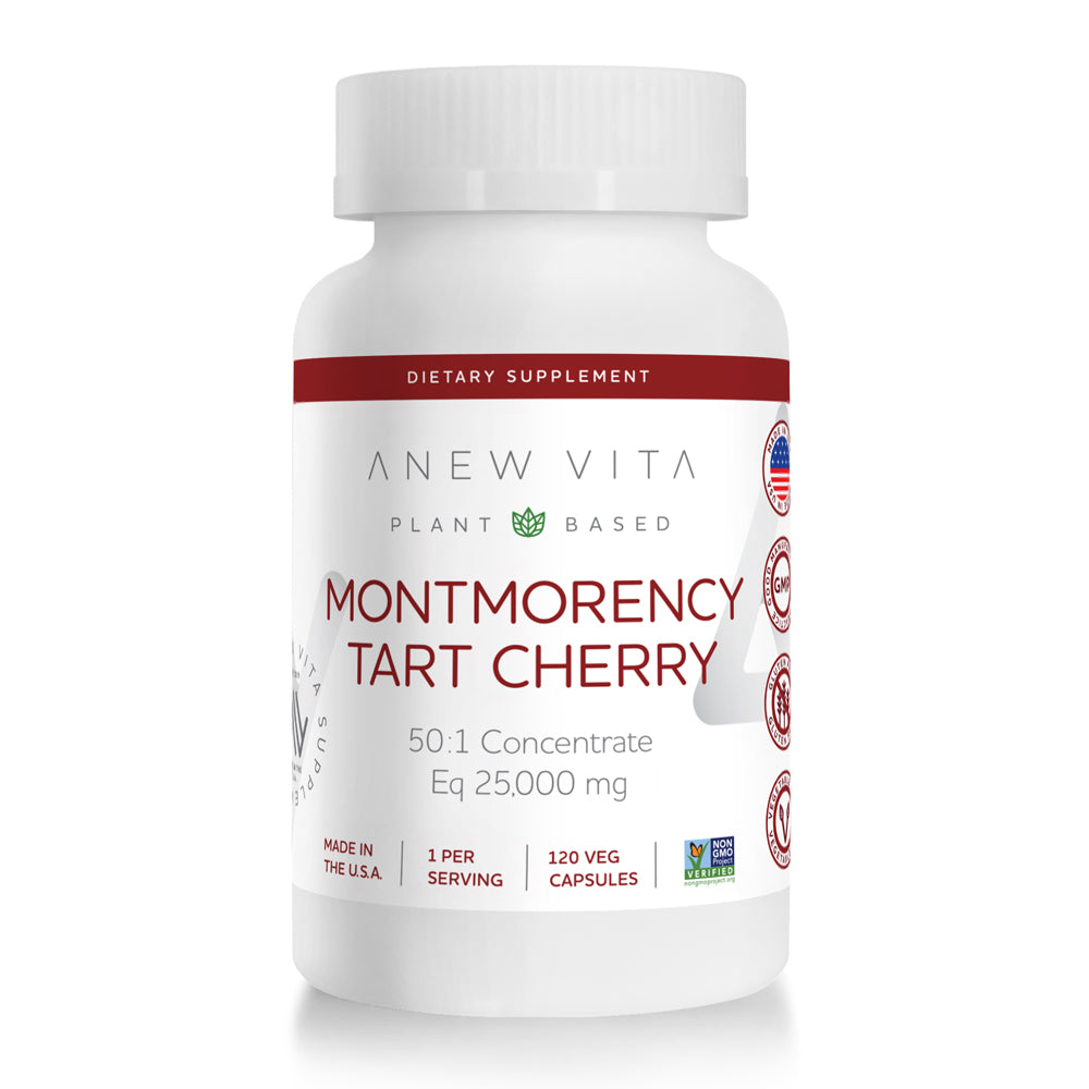 Montmorency Tart Cherry Supplements Bottle Front