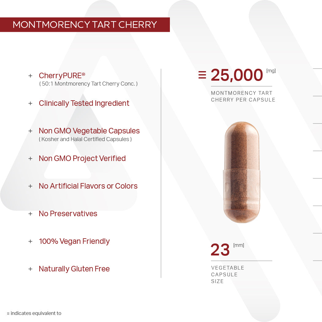 Montmorency Tart Cherry Supplement Pill Size Cherry Pure