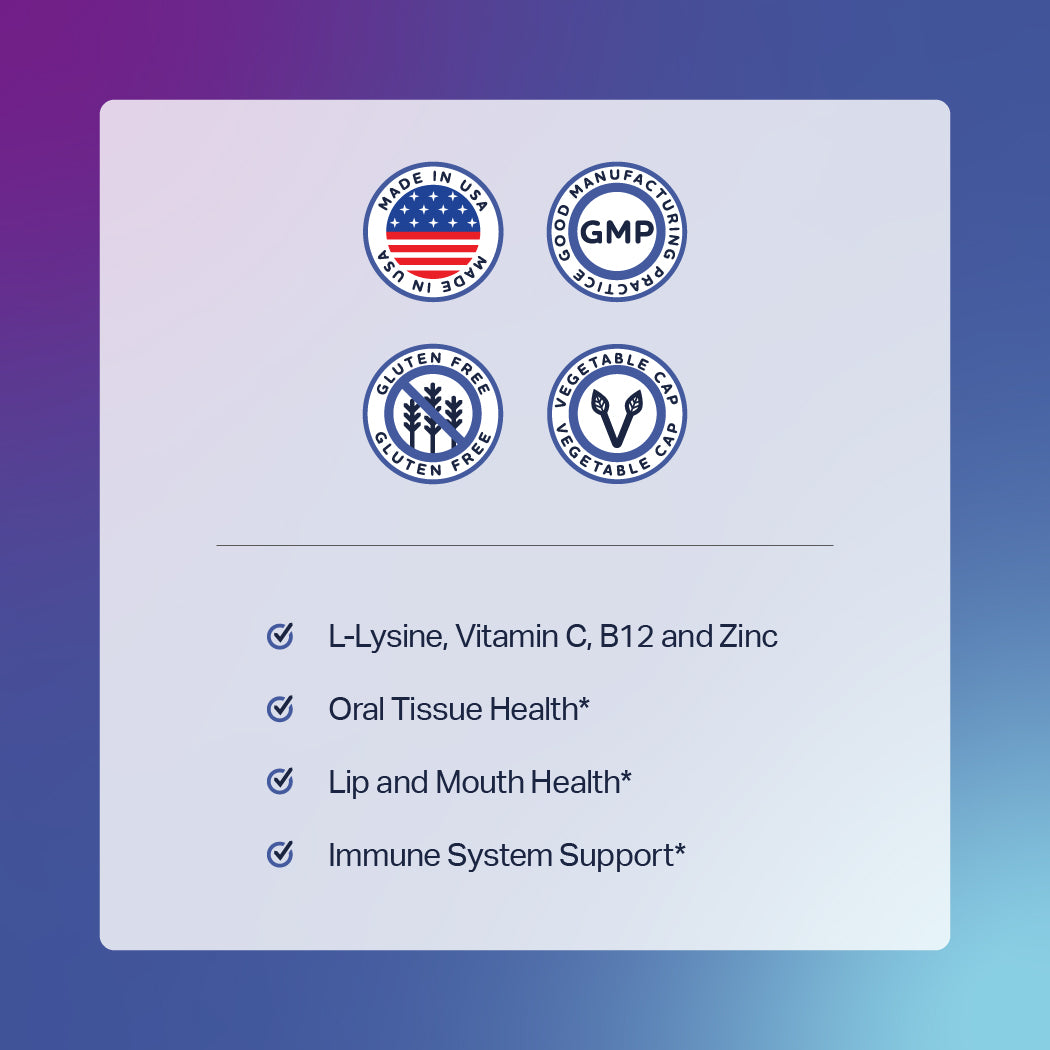 L-Lysine + Vitamin B12 + C + Zinc